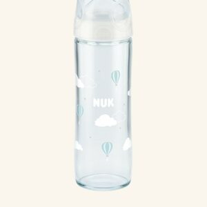 NUK Biberon Classique First Choice En Verre 0 6 Mois Blanc 240ml