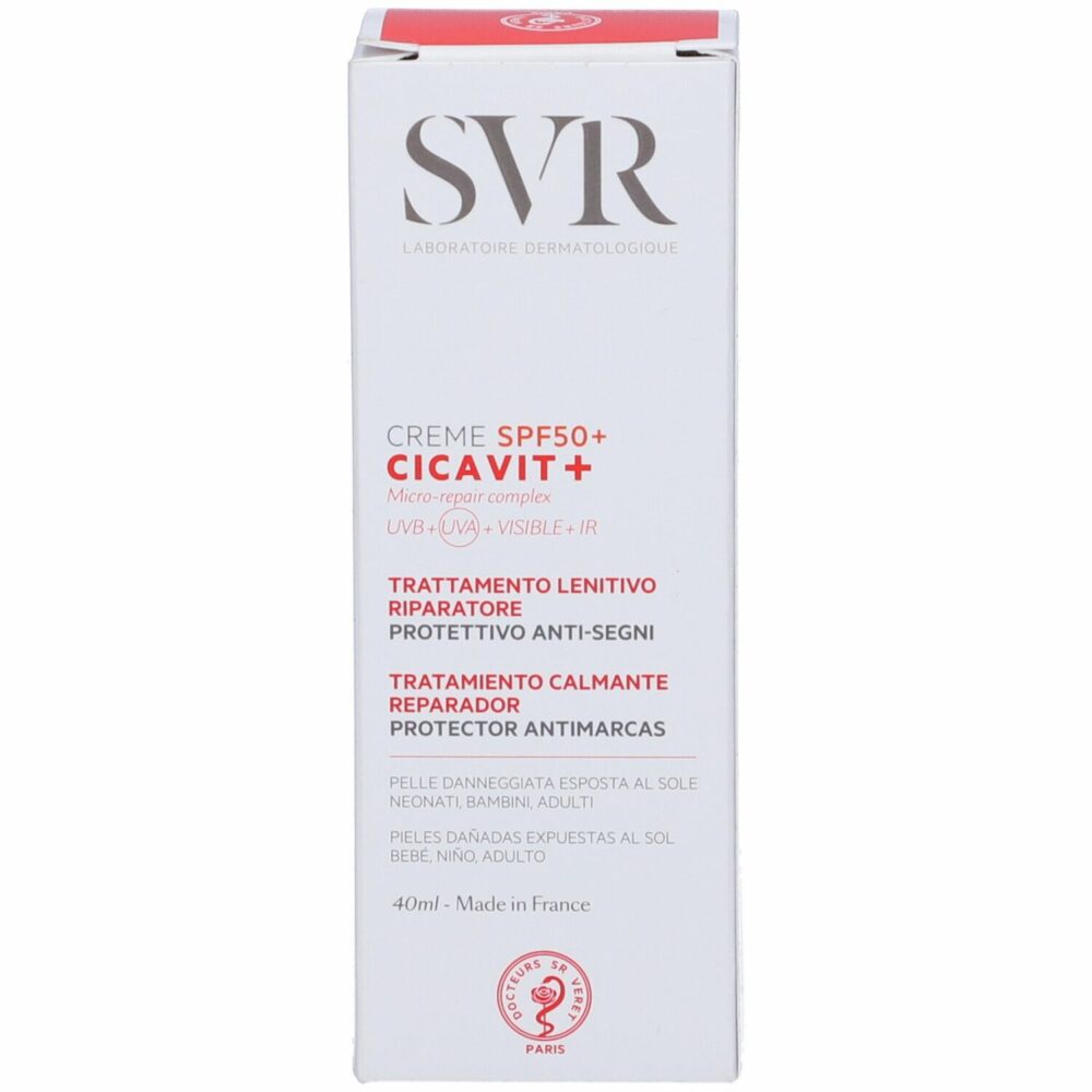 Svr cicavit+ crème solaire spf50+ 40ml