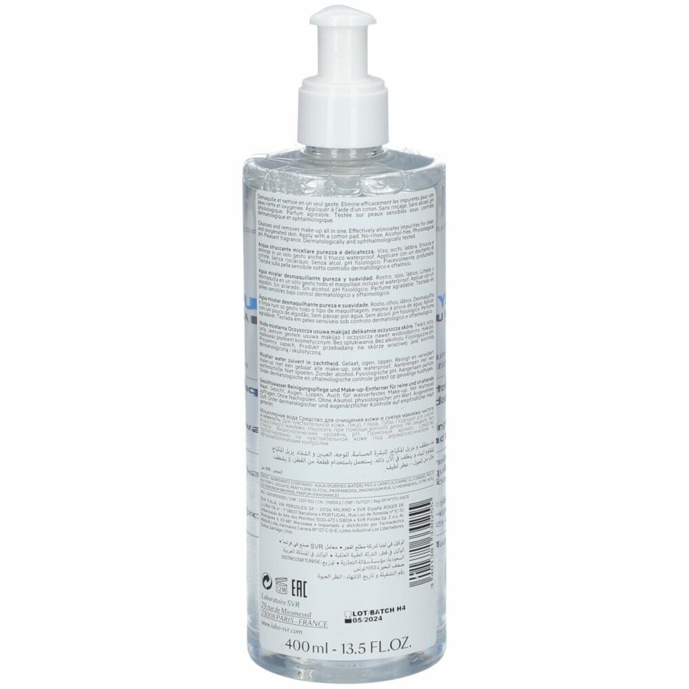 Svr physiopure eau micellaire 400ml