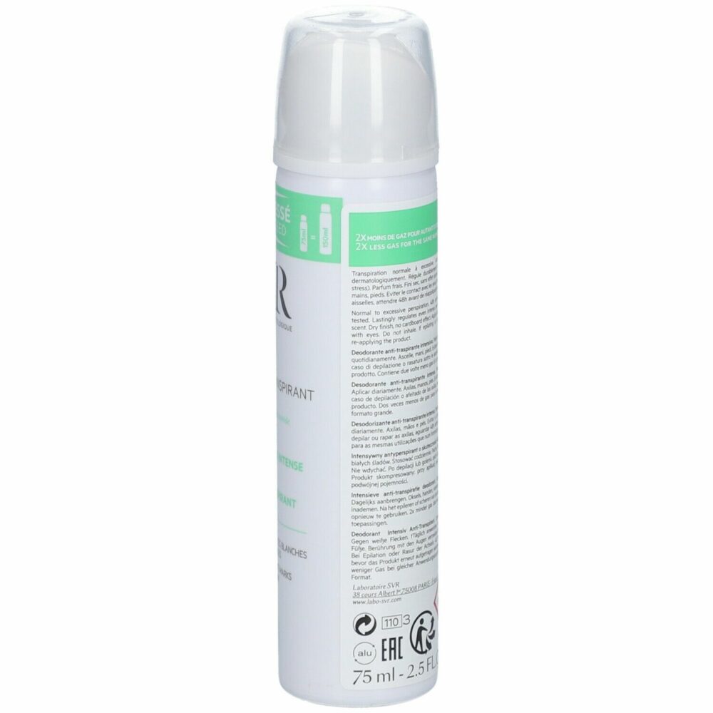 Svr spirial spray anti-transpirant 75ml