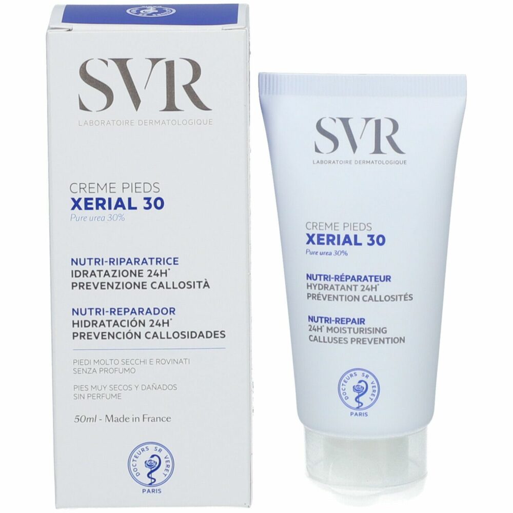 Svr xérial 30 crème pieds 50ml