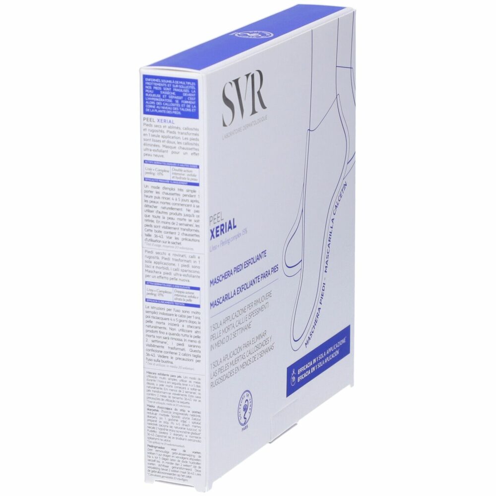 Svr xérial peel masque exfoliant pieds