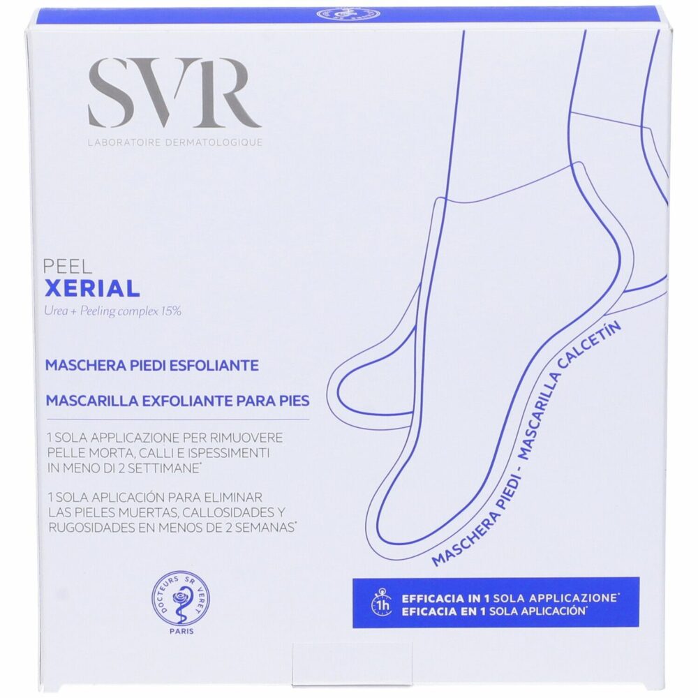 Svr xérial peel masque exfoliant pieds