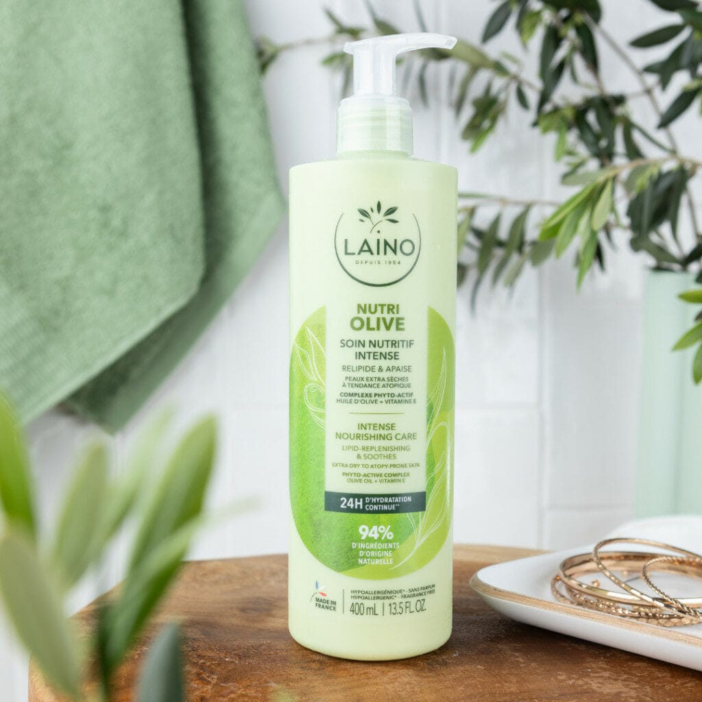 Laino lait nutritif intense extrait d'olive et vitamine e 400ml