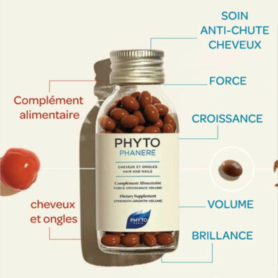 PHYTO PHYTOPHANERE CHEVEUX ET ONGLES 120 CAPSULES