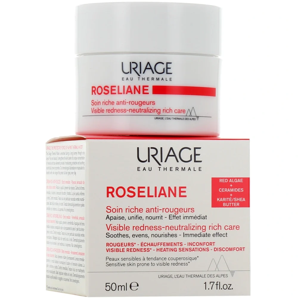 Uriage roséliane creme riche anti rougeurs 50ml