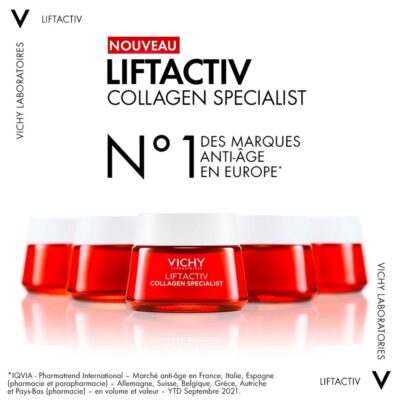 Vichy collagen liftactiv specialist creme de jour anti rides + vitamine c 50ml