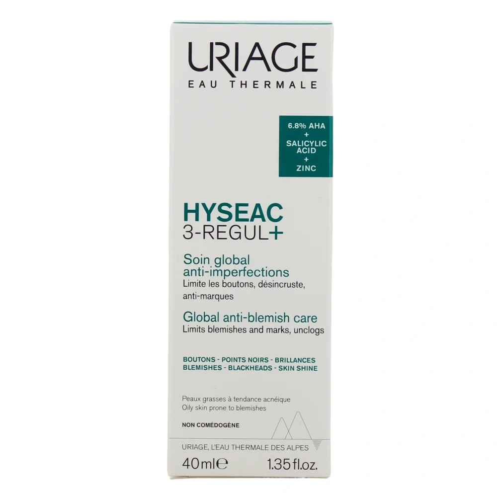 Uriage hyseac 3 regul + soin global peaux grasses à imperfections 40ml