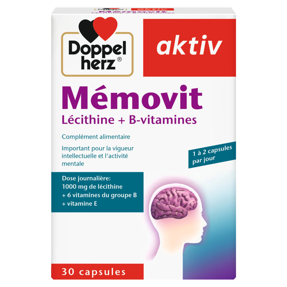 Aktiv memovit lecithine + b-vitamines 30 comprimes