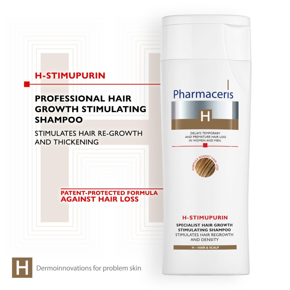 Pharmaceris h stimupurin specalist cheveux croissance stimulant shampooing 250 ml