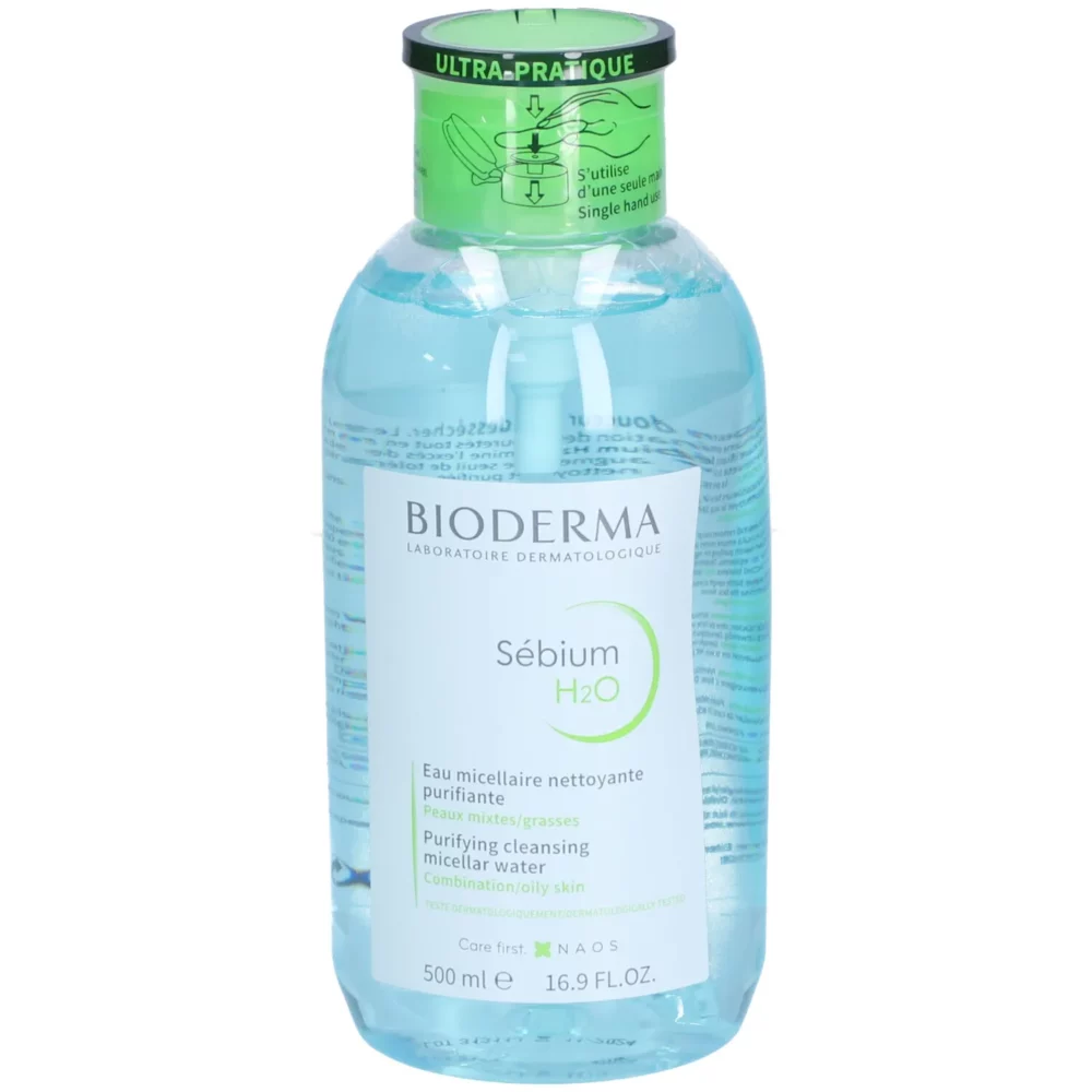 Bioderma sébium h2o eau micellaire démaquillante 250ml