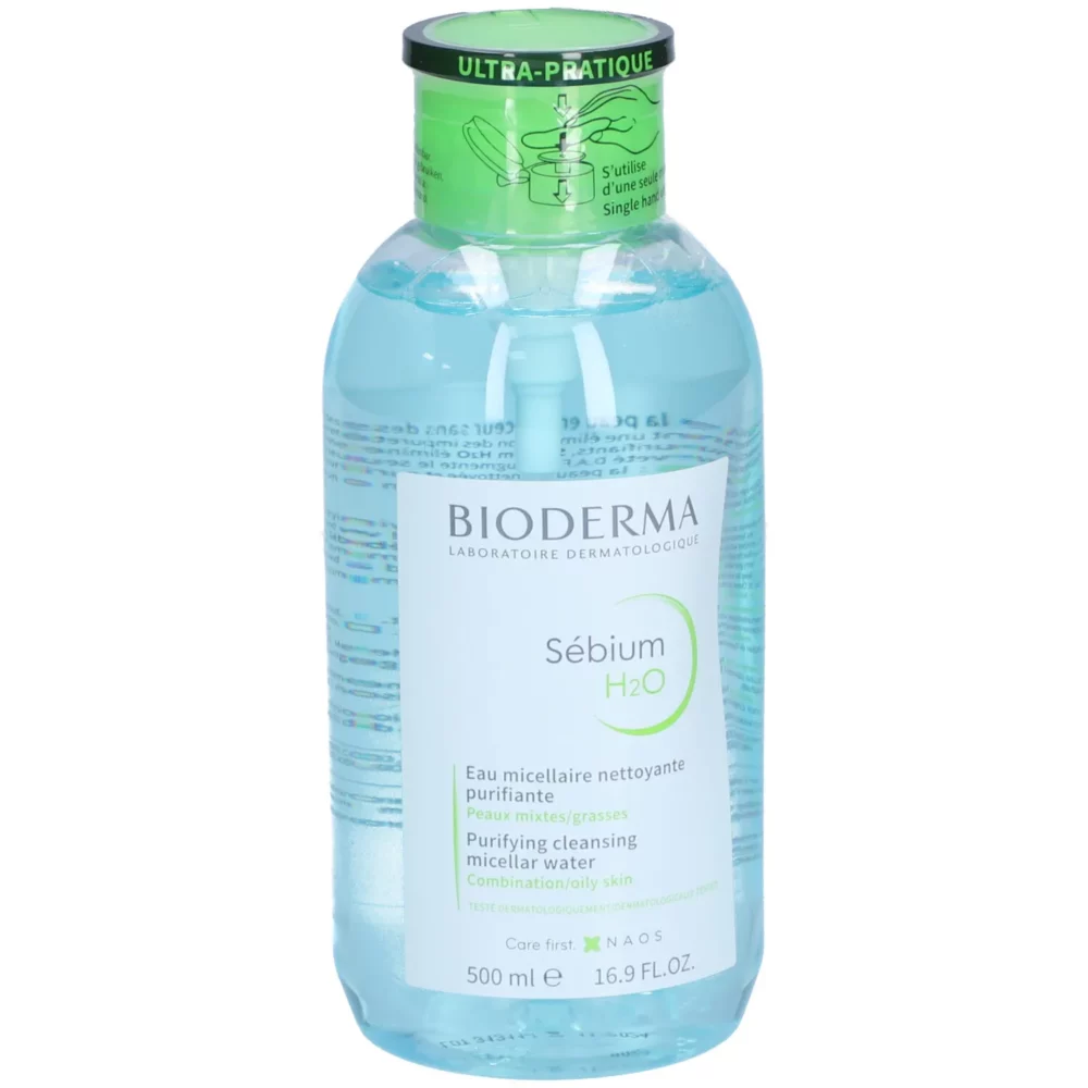 Bioderma sébium h2o eau micellaire démaquillante 250ml