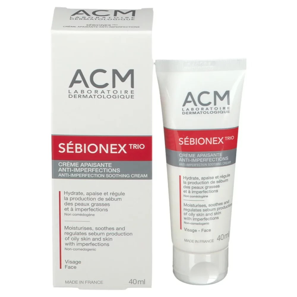 Acm sébionex trio crème apaisante anti-imperfections 40ml