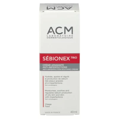 Acm sébionex trio crème apaisante anti-imperfections 40ml