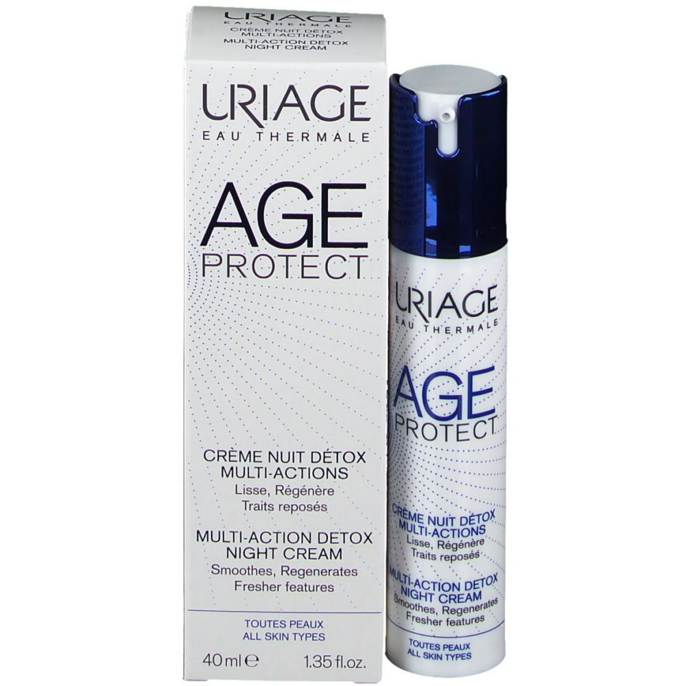 Uriage age protect crème nuit détox multi actions 40ml