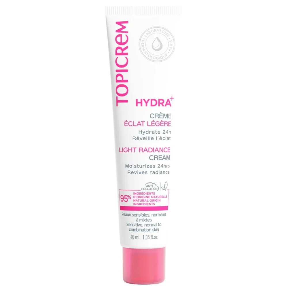 Topicrem hydra+ crème hydratante éclat légère