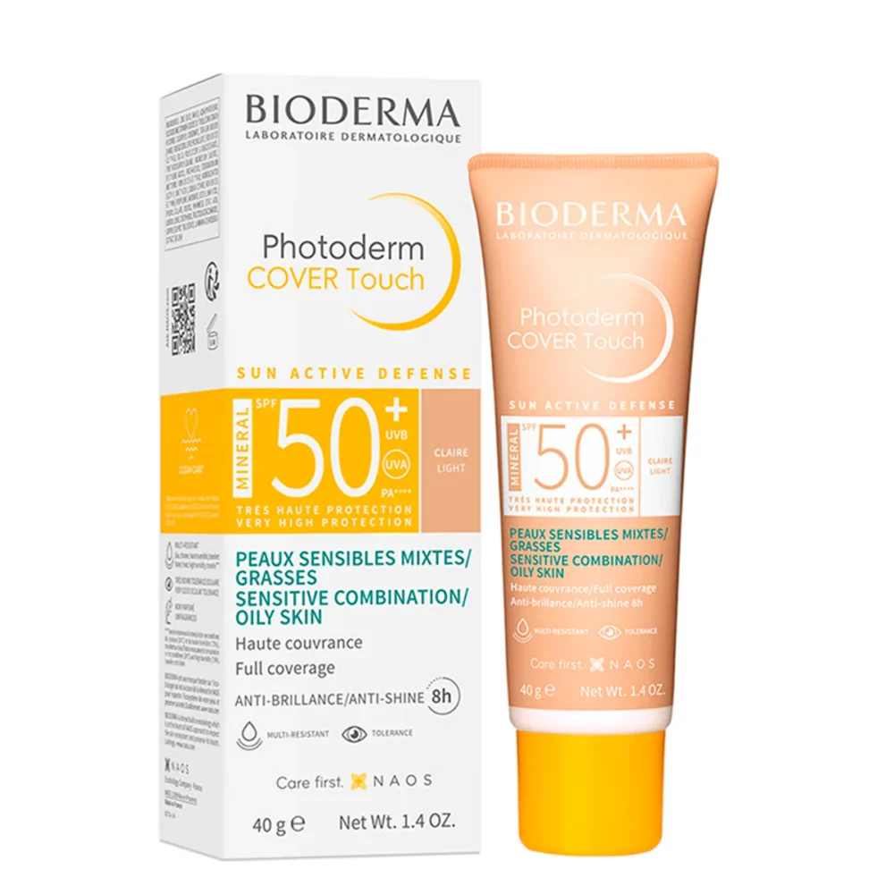 Bioderma photoderm cover touch mineral teinte claire spf50+ 40ml