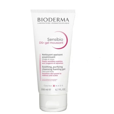 Bioderma sensibio ds+ gel nettoyant peaux sensibles 200ml