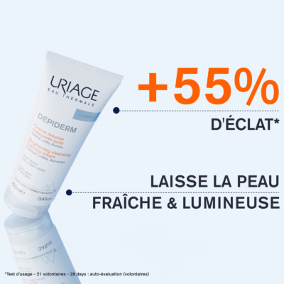 Uriage dépiderm crème mousse nettoyante éclat 100ml