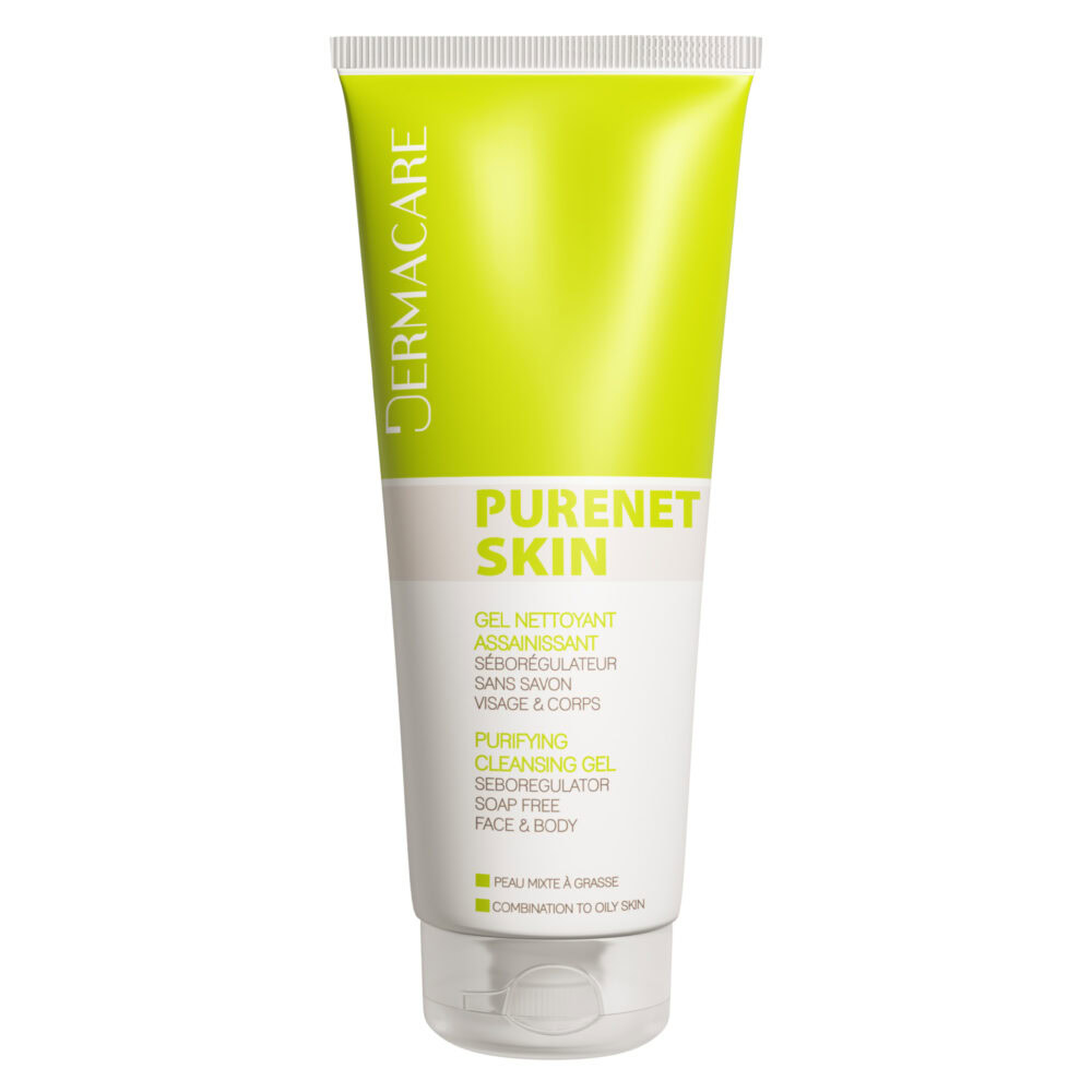 Dermacare purenet skin gel nettoyant assainissant