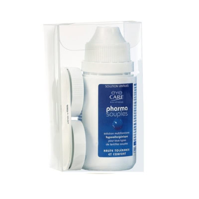 eye care pharma souples solution pour lentilles, 50 ml