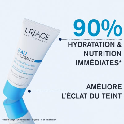 Uriage crème d'eau riche 40ml