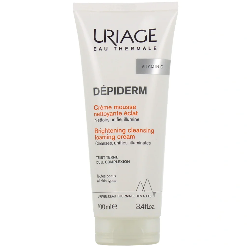 Uriage dépiderm crème mousse nettoyante éclat 100ml