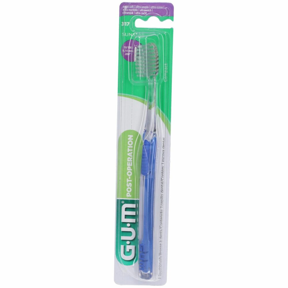 Gum brosse à dents post operation ultra souple compact 317