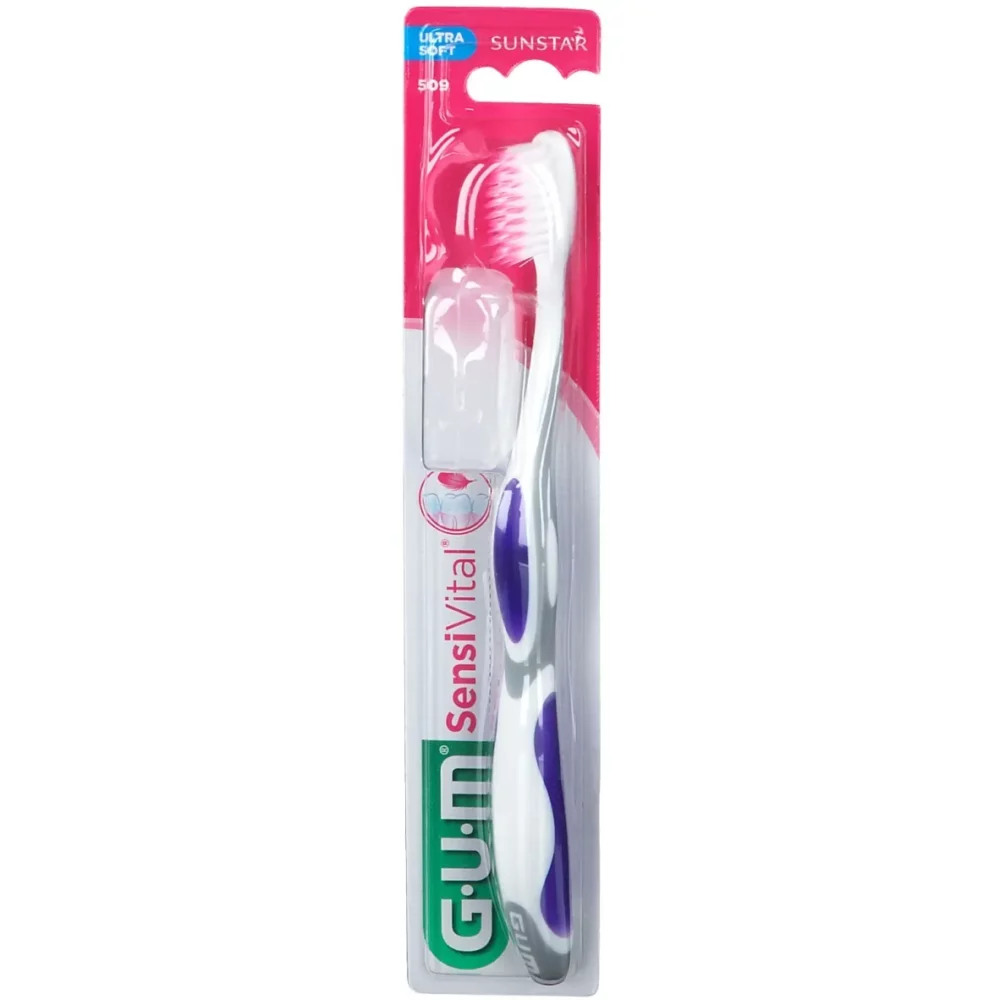 Gum brosse à dents sensivital ultra souple 509