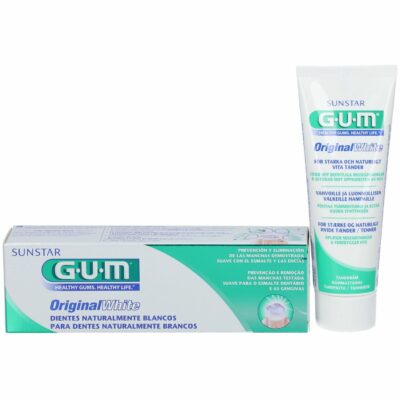 Gum original white dentifrice blancheur 75ml