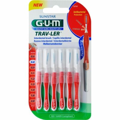 Gum brossette travler cylindrique 0,8 mm 1314