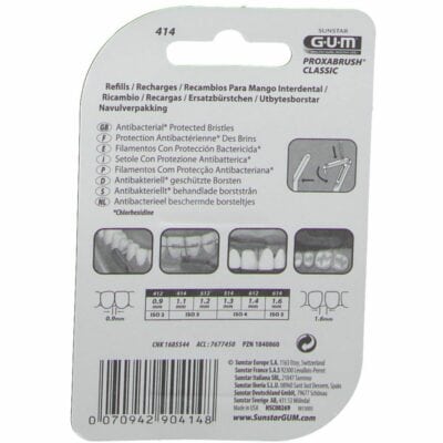 GUM Brossette Interdentaire Proxabrush Classic 1,1mm 414