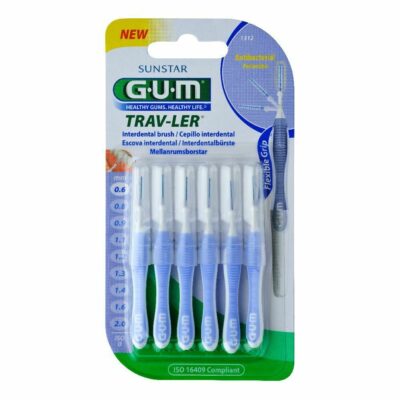 Gum brossettes interdentaires travler 0,6 mm 1312