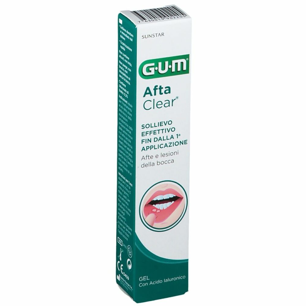 Gum afta clear gel soulagement efficace 10ml