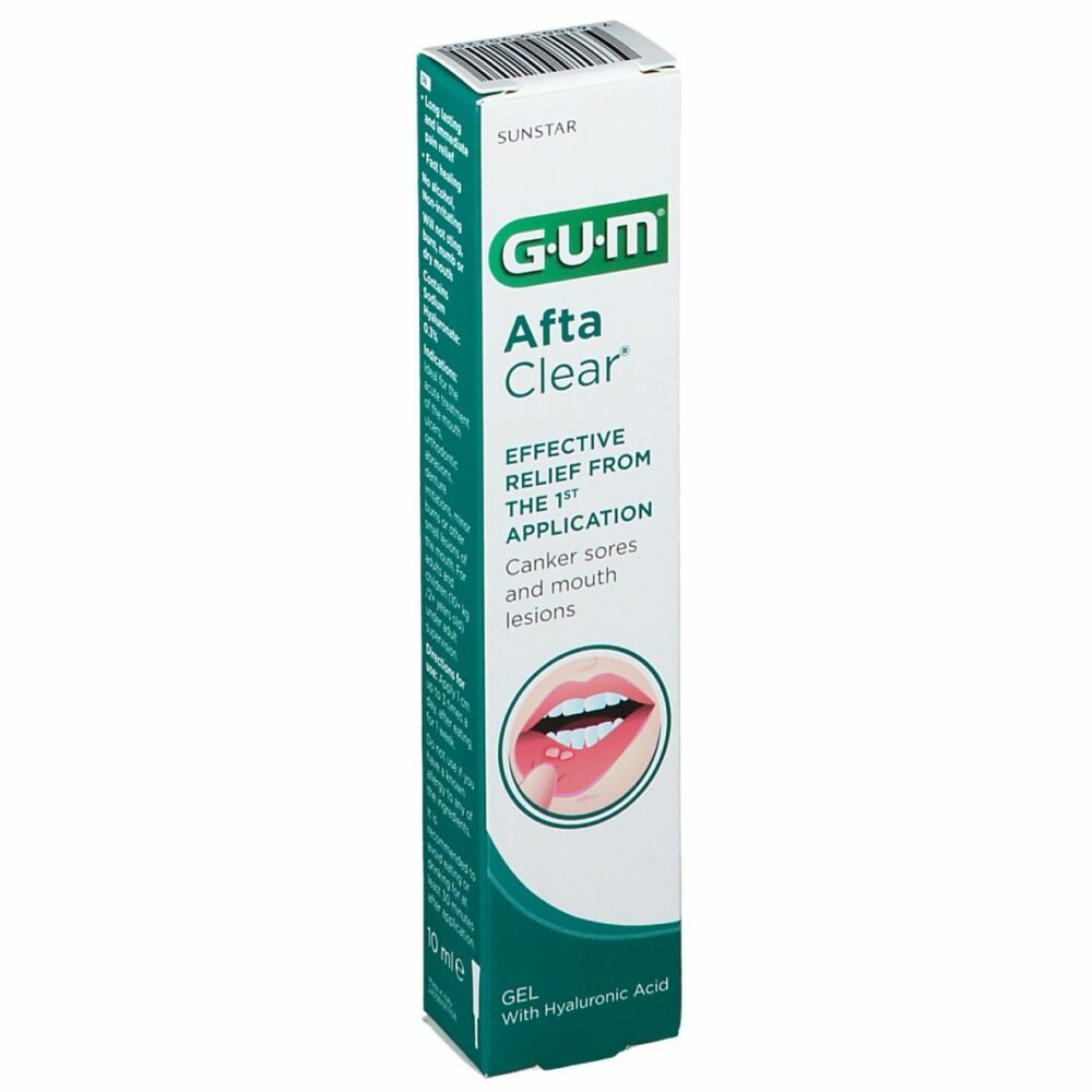 Gum afta clear gel soulagement efficace 10ml