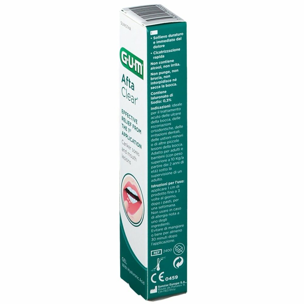 Gum afta clear gel soulagement efficace 10ml