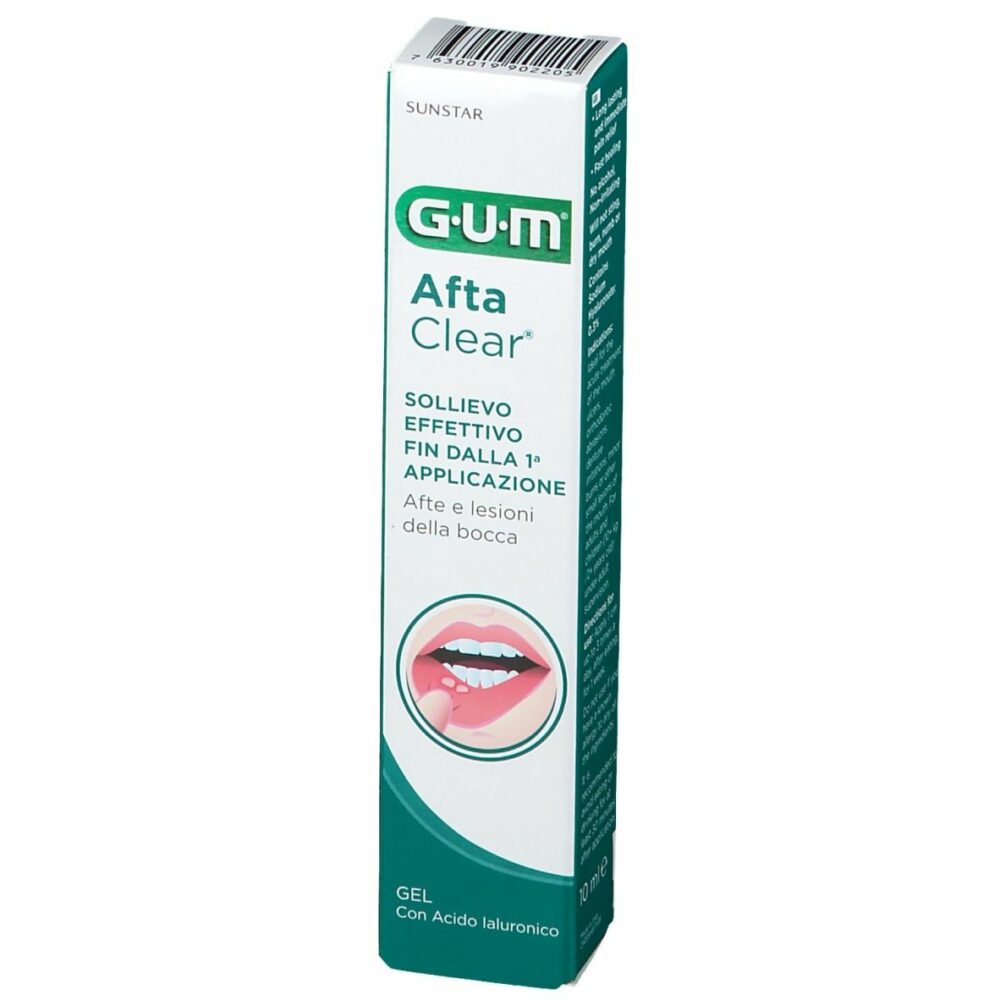 Gum afta clear gel soulagement efficace 10ml