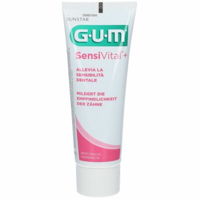 GUM Sensivital+ Dentifrice Fluoré 75ml