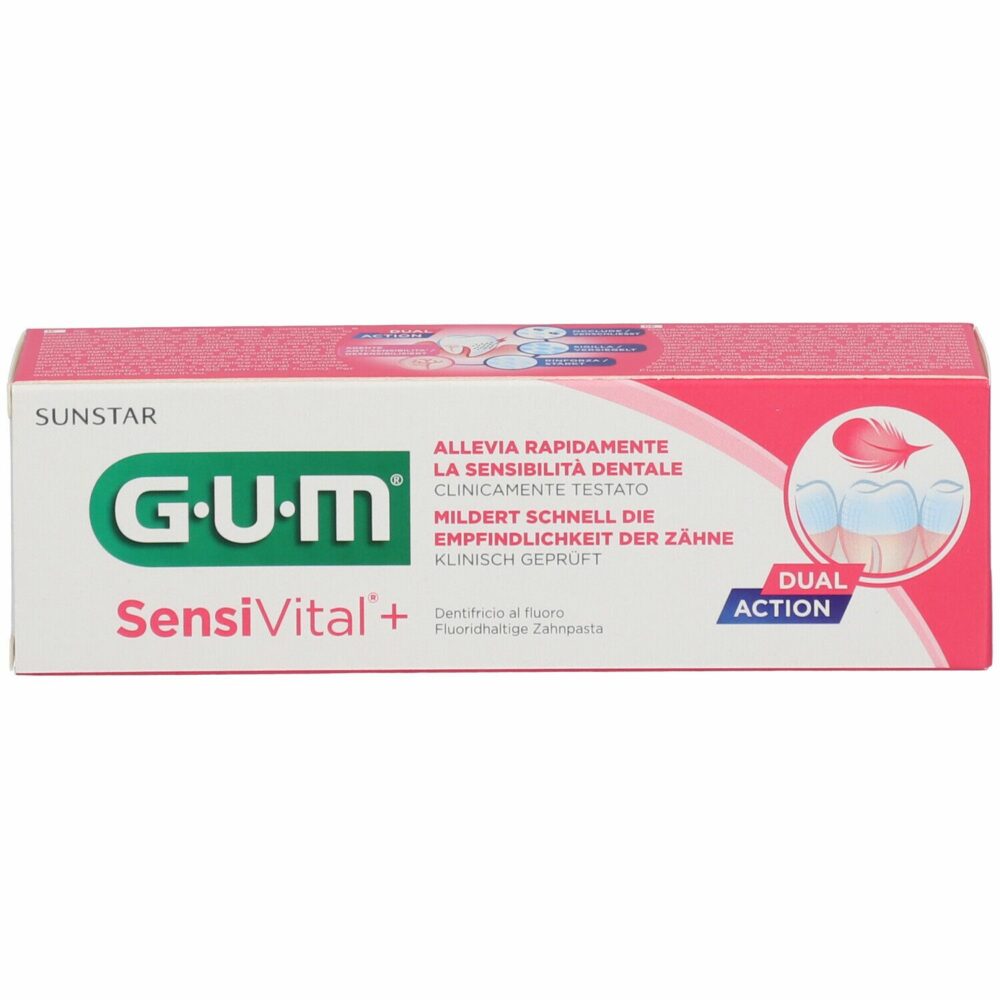 Gum sensivital+ dentifrice fluoré 75ml