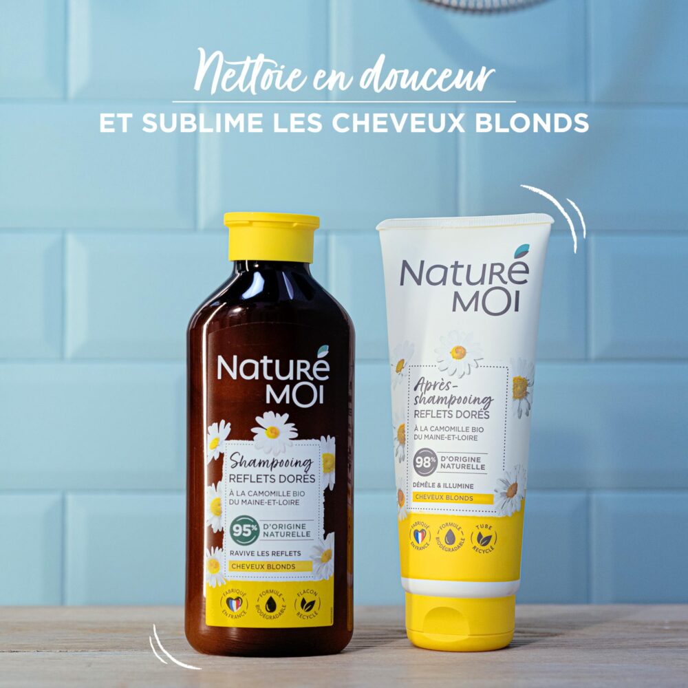 Naturé moi après-shampooing reflets dorés 200ml