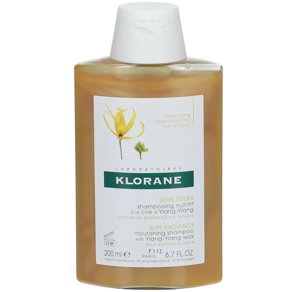 Klorane shampooing nutritif soin soleil ylang 200 ml