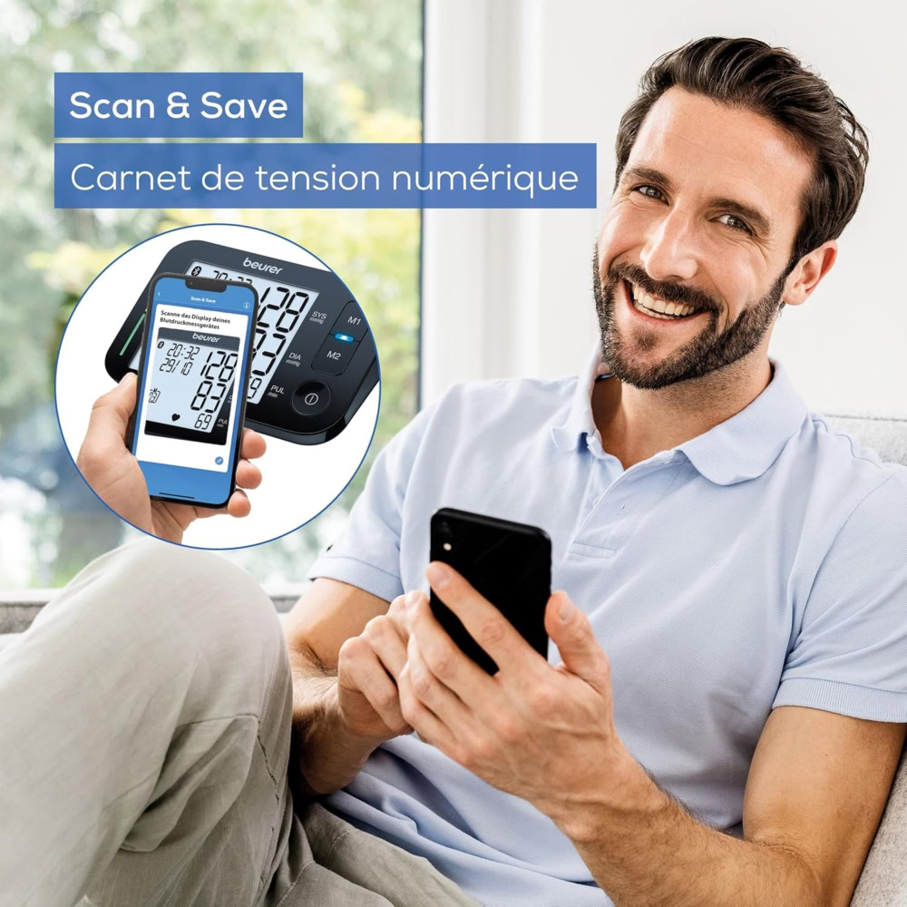 Beurer bm 54 tensiometre au bras avec bluetooth – image 4