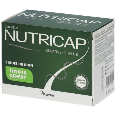 NUTRICAP Keratine Vitalite Cheveux 90 Capsules