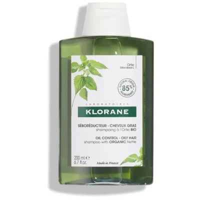 Klorane Shampoing à l'Ortie Bio Séborégulateur Cheveux Gras 200ml