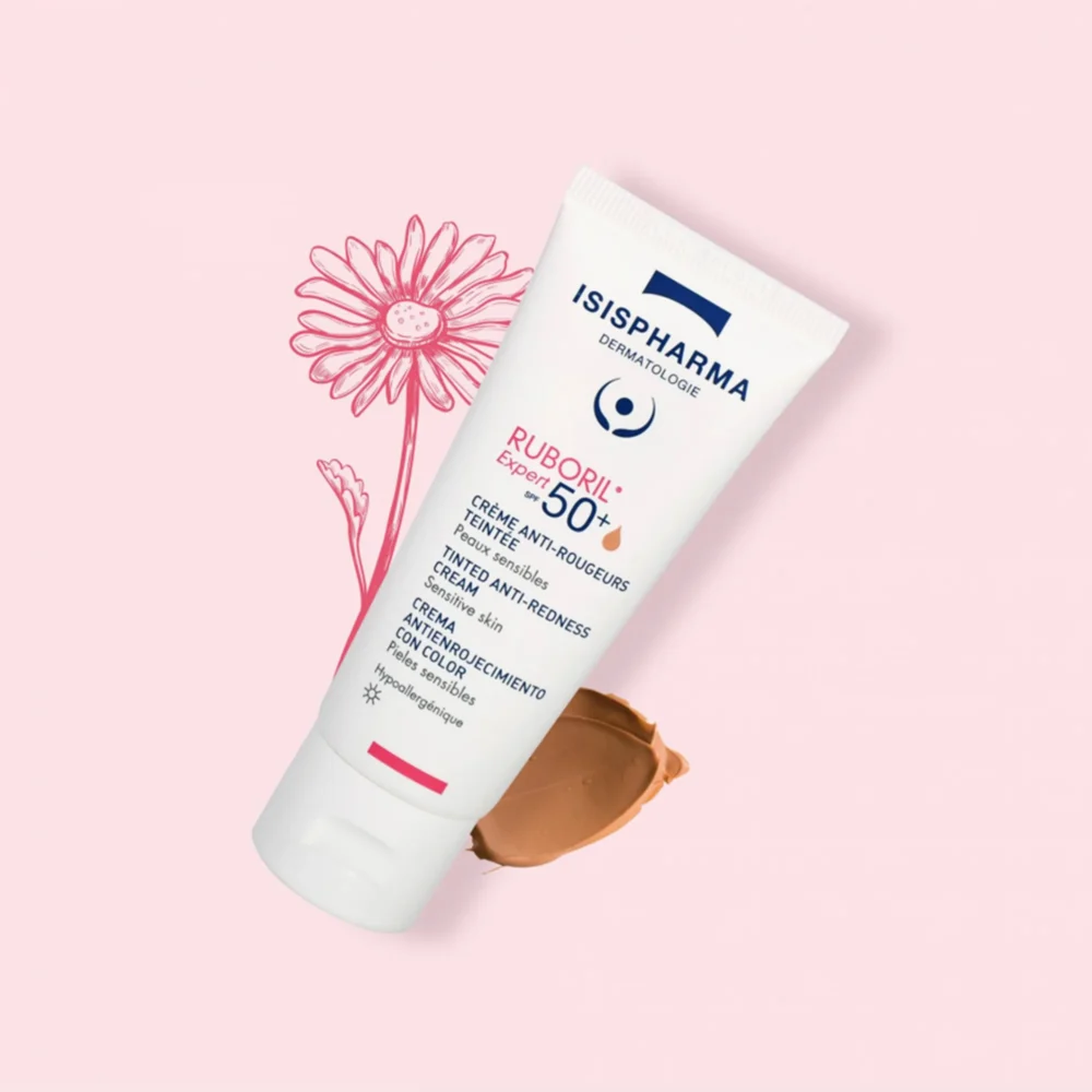 Isispharma ruboril® expert crème anti-rougeurs teintée spf50+ 40ml