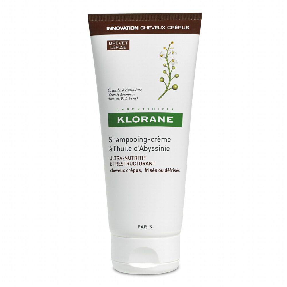 Klorane shampooing creme cheveux crepus huile d'abyssinie 200ml