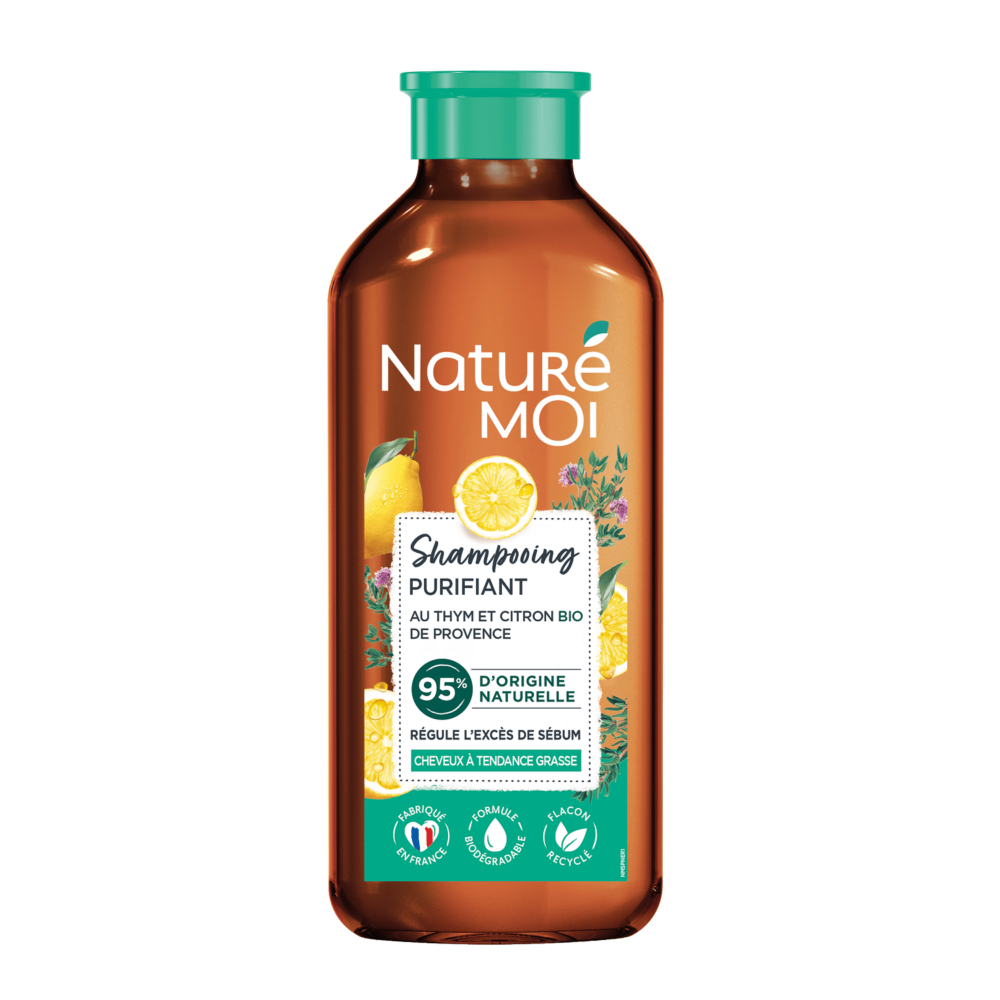 Naturé moi shampoing purifiant thym et citron bio 250ml