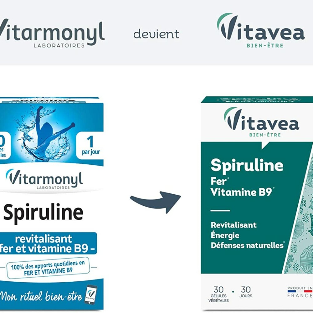 Vitarmonyl spiruline fer 30 gélules