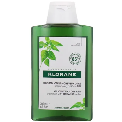 Klorane Shampoing à l'Ortie Bio Séborégulateur Cheveux Gras 200ml