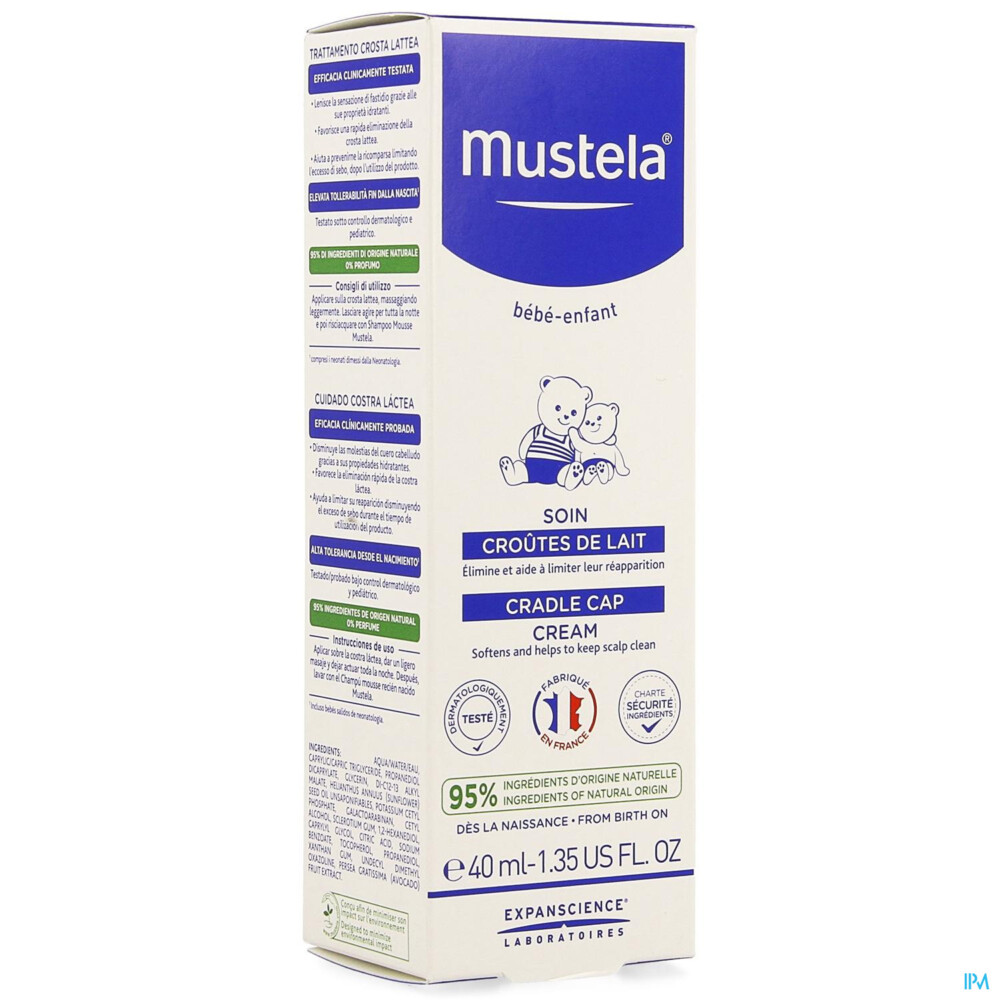 Mustela soin croutes de lait